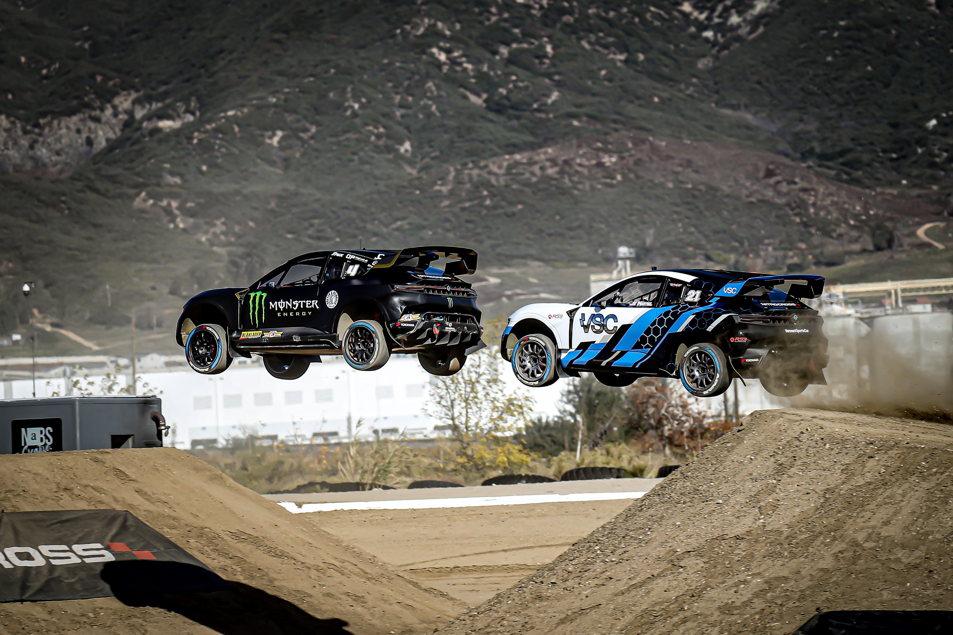Nitrocross racing action